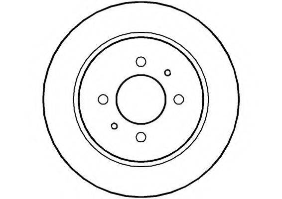 NATIONAL NBD846 гальмівний диск