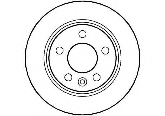 NATIONAL NBD858 гальмівний диск