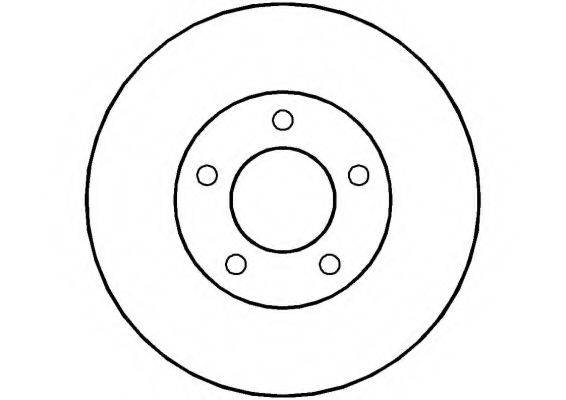 NATIONAL NBD880 гальмівний диск