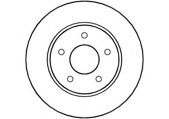 NATIONAL NBD894 гальмівний диск