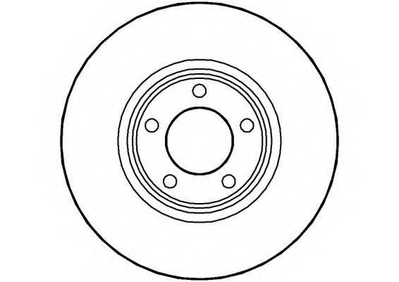 NATIONAL NBD909 гальмівний диск