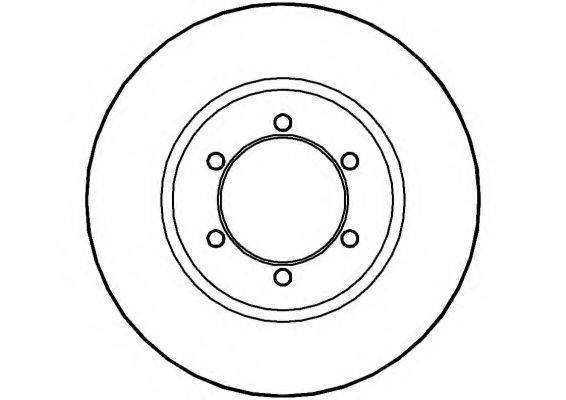 NATIONAL NBD956 гальмівний диск