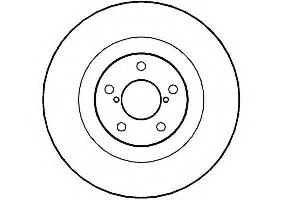 NATIONAL NBD964 гальмівний диск