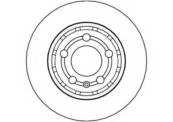 NATIONAL NBD972 гальмівний диск