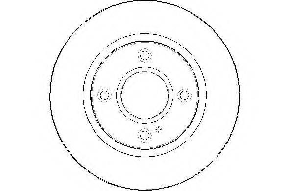 NATIONAL NBD1506 гальмівний диск