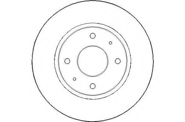 NATIONAL NBD1556 гальмівний диск