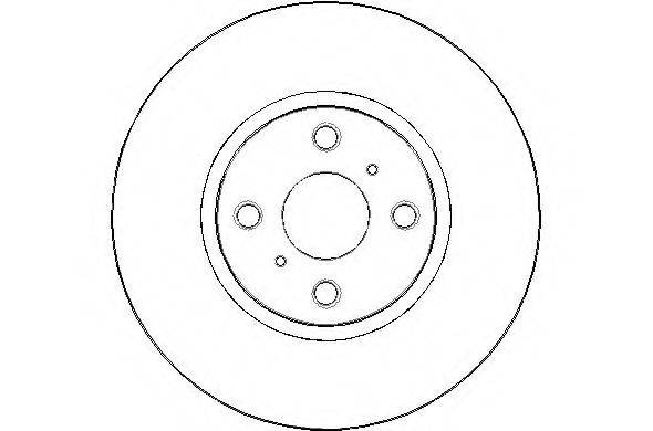 NATIONAL NBD1610 гальмівний диск