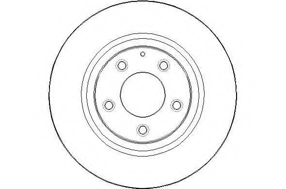 NATIONAL NBD1622 гальмівний диск