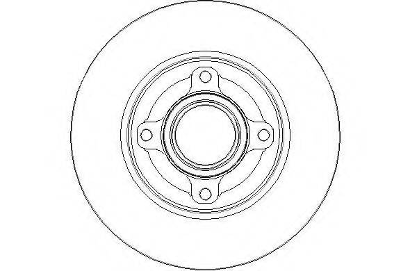 NATIONAL NBD1642 гальмівний диск