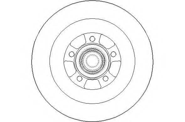 NATIONAL NBD1644 гальмівний диск
