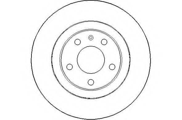 NATIONAL NBD1666 гальмівний диск