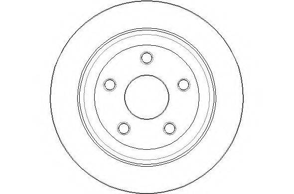 NATIONAL NBD1693 гальмівний диск