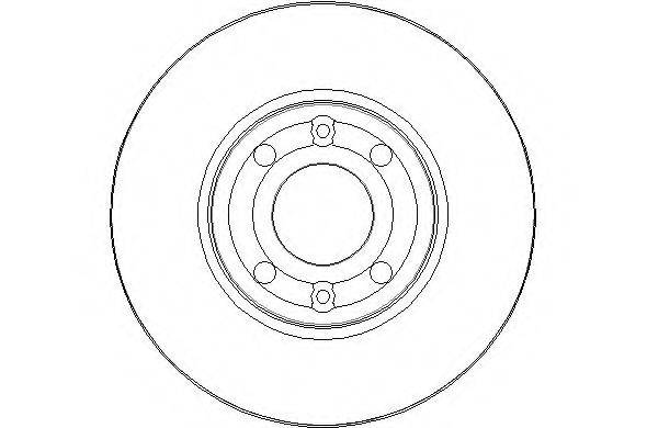 NATIONAL NBD1714 гальмівний диск