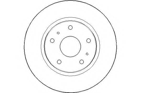 NATIONAL NBD1758 гальмівний диск