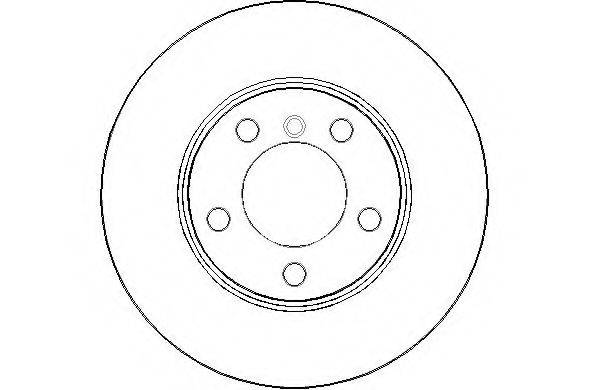 NATIONAL NBD1834 гальмівний диск