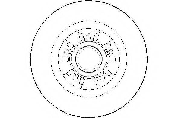 NATIONAL NBD1839 гальмівний диск