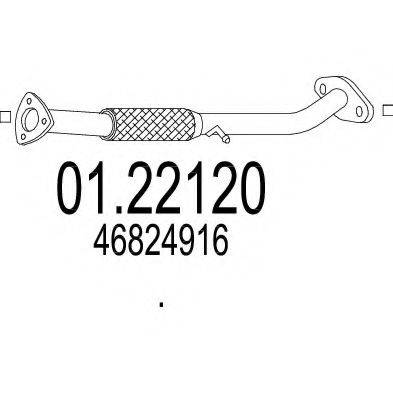 MTS 0122120 Труба вихлопного газу