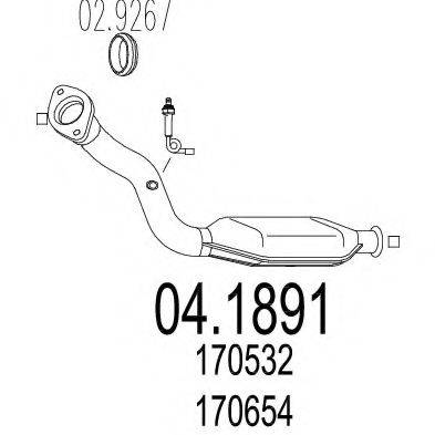MTS 041891 Каталізатор
