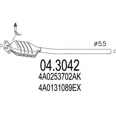 MTS 043042 Каталізатор