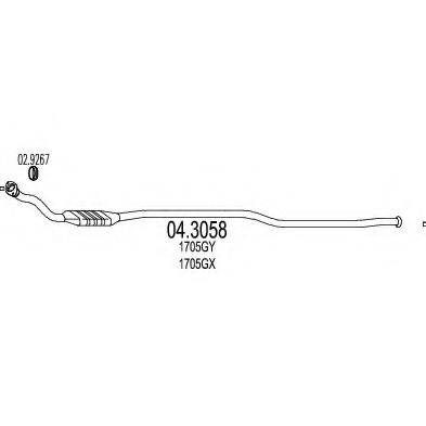 MTS 043058 Каталізатор