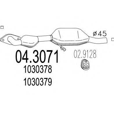 MTS 043071 Каталізатор