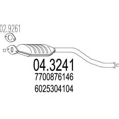 MTS 043241 Каталізатор