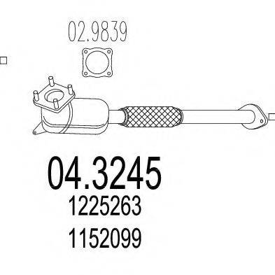 MTS 043245 Каталізатор