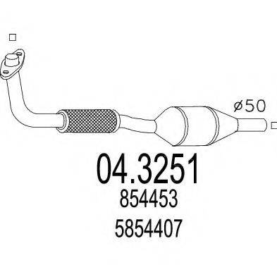 MTS 043251 Каталізатор