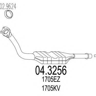 MTS 043256 Каталізатор