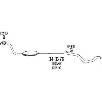 MTS 043279 Каталізатор