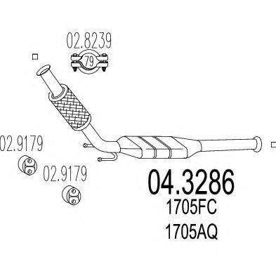 MTS 043286 Каталізатор