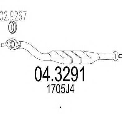 MTS 043291 Каталізатор