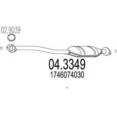 MTS 043349 Каталізатор