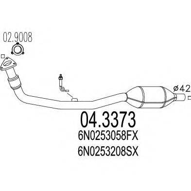 MTS 043373 Каталізатор