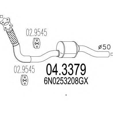 MTS 043379 Каталізатор