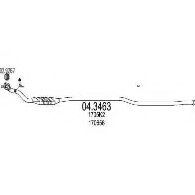MTS 043463 Каталізатор