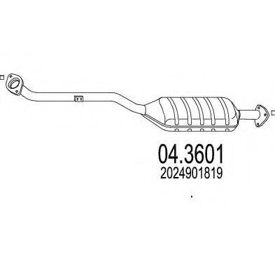 MTS 043601 Каталізатор