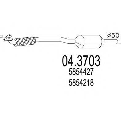 MTS 043703 Каталізатор