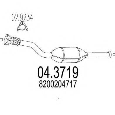 MTS 043719 Каталізатор