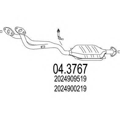 MTS 043767 Каталізатор