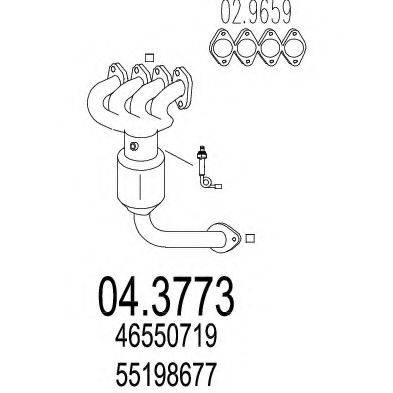 MTS 043773 Каталізатор