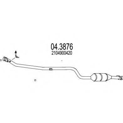 MTS 043876 Каталізатор