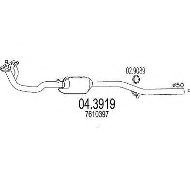 MTS 043919 Каталізатор