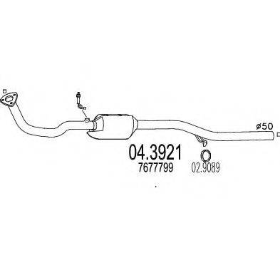 MTS 043921 Каталізатор