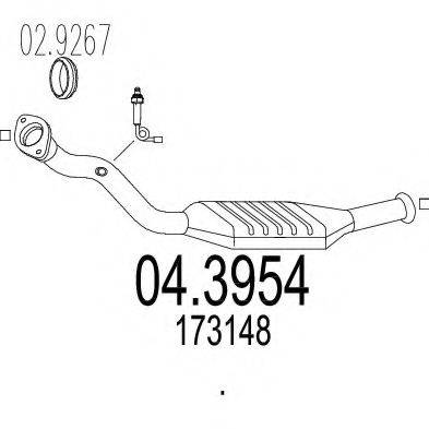 MTS 043954 Каталізатор