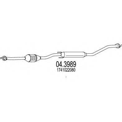 MTS 043989 Каталізатор
