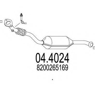 MTS 044024 Каталізатор