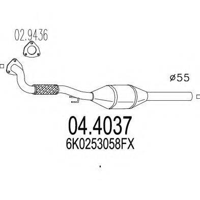 MTS 044037 Каталізатор