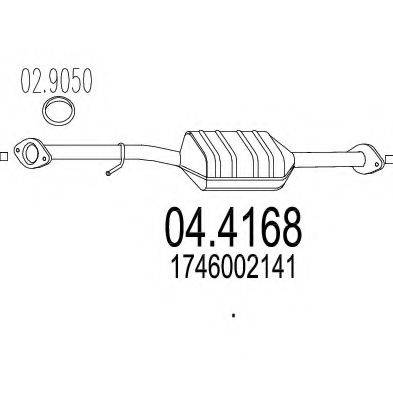 MTS 044168 Каталізатор