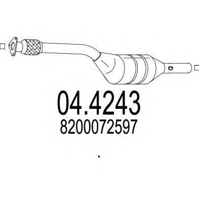 MTS 044243 Каталізатор